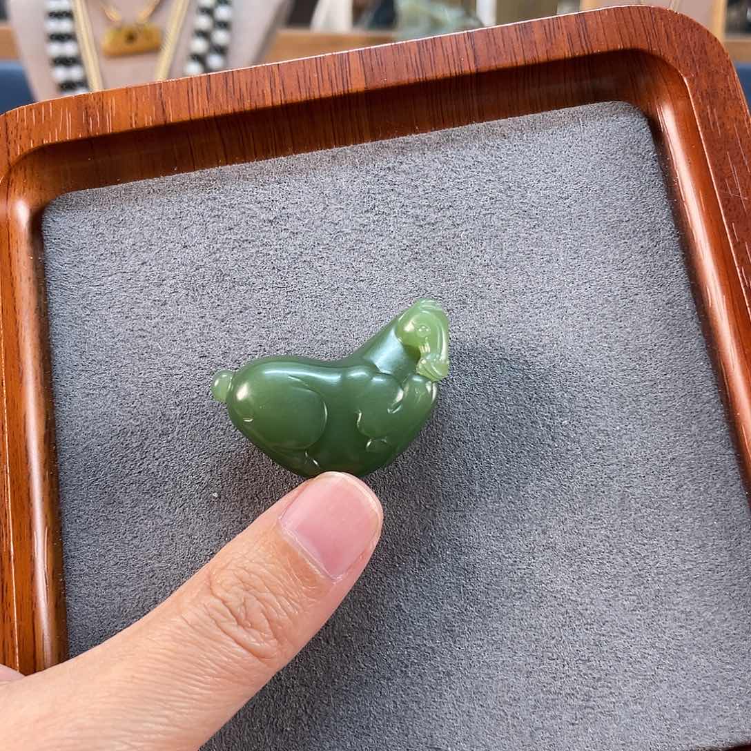 和田玉吊坠(不含链)未镶嵌