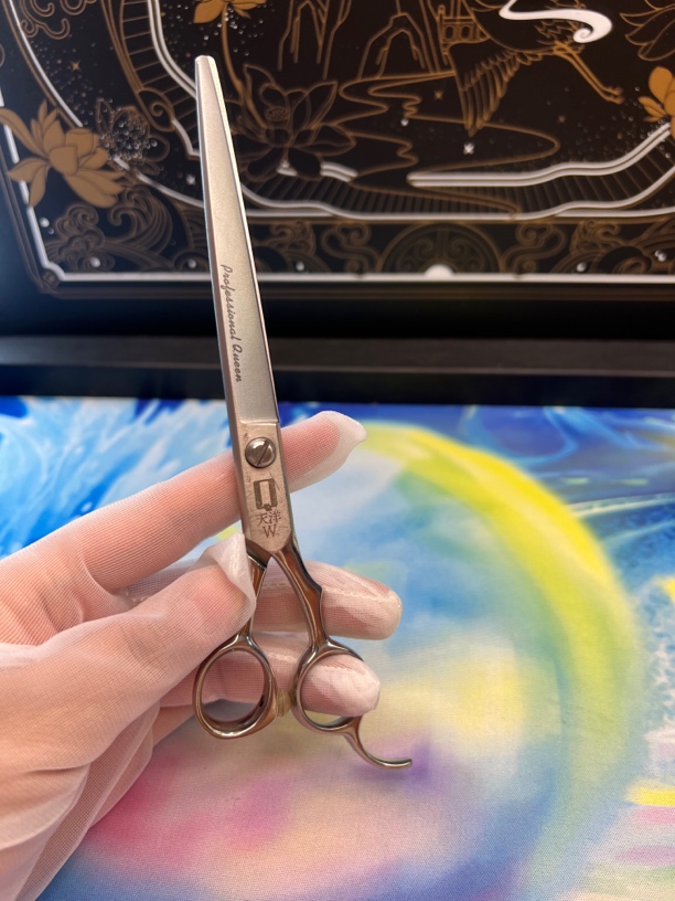 日本进口美发剪刀天洋7寸