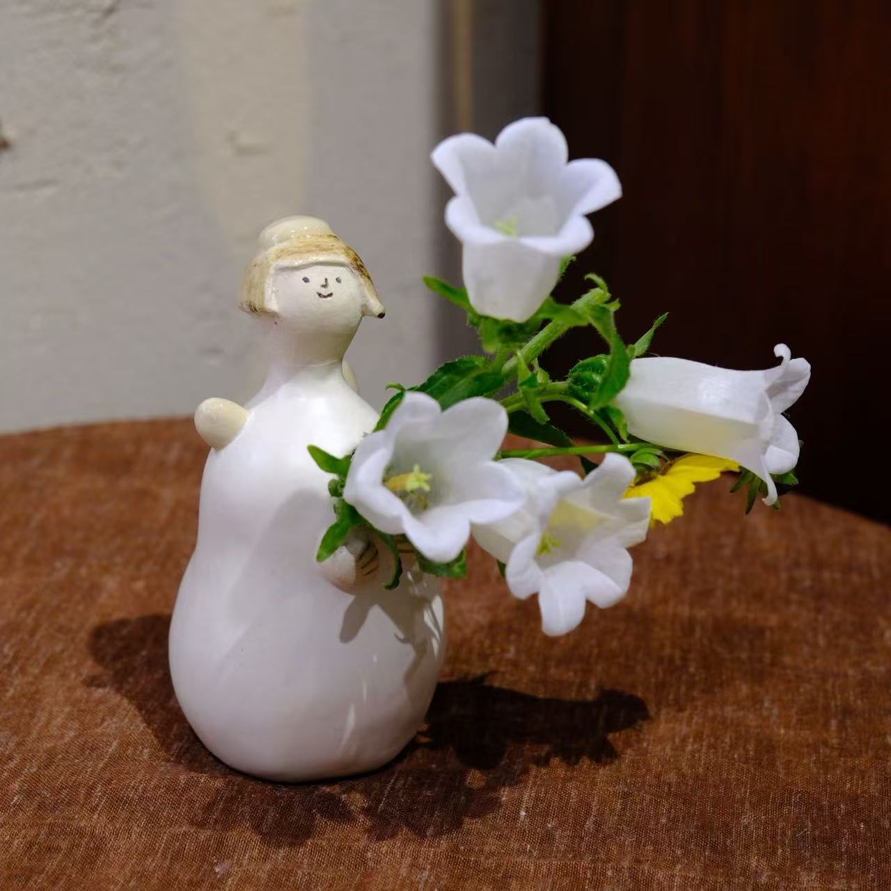 小喜宅 咕噜天使小花器（高度约13.5cm）