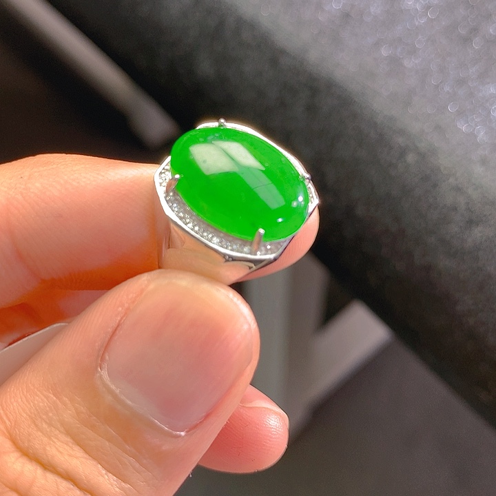 【闪购商品】翡翠银S925镶嵌颈饰翡翠