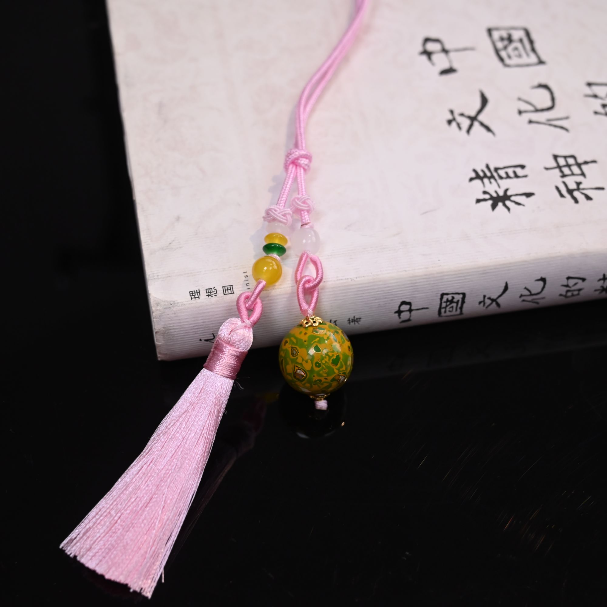 非金属布艺吊坠 【大漆包挂】新中式挂 手工挂件