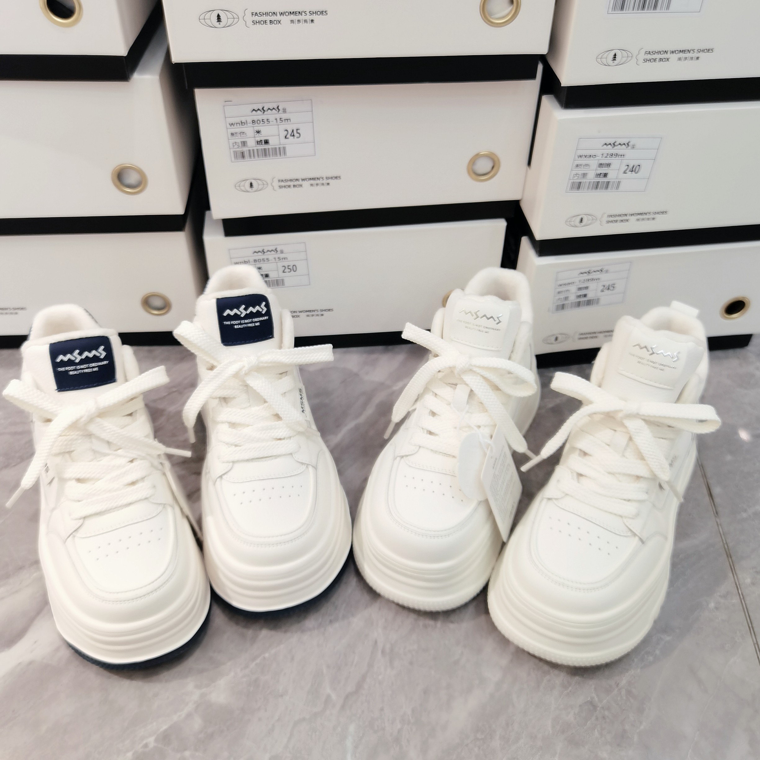 玛莎玛索8055-15二棉休闲板鞋