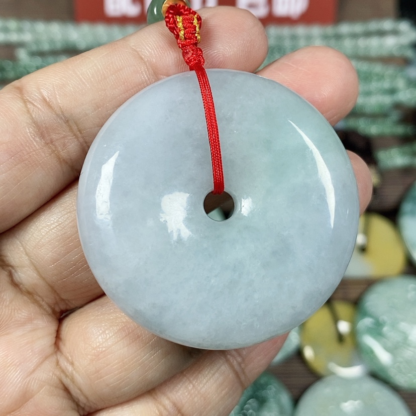 【闪购商品】翡翠颈饰未镶嵌玉吊坠翡翠玉猴子面包扣