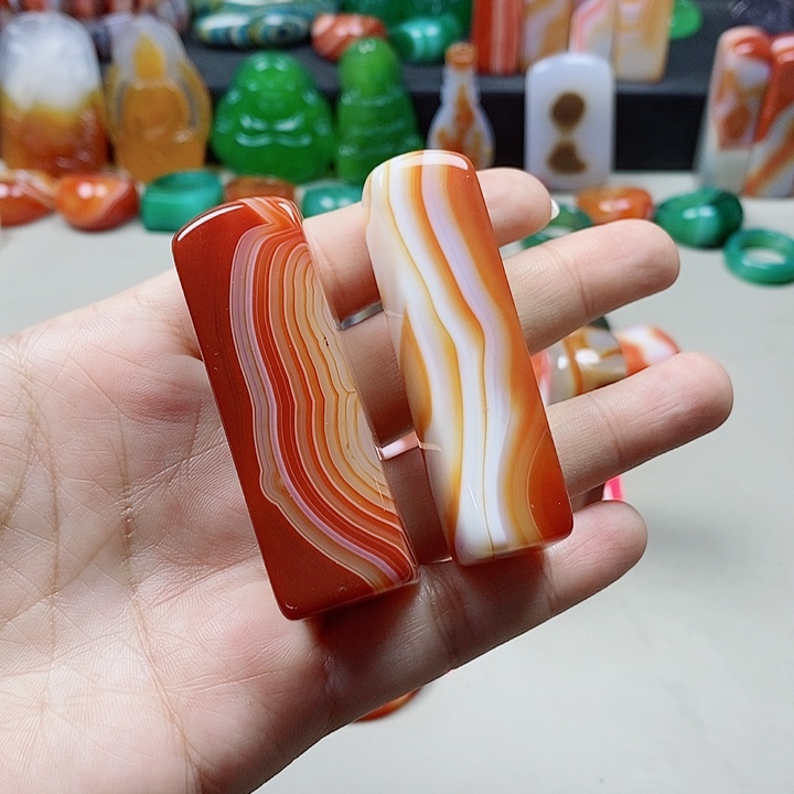 未镶嵌吊坠(不含链)玛瑙/玉髓欢*币