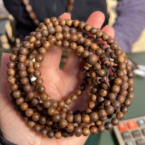 沉香手串白棋13克卡0.6多样性发1条