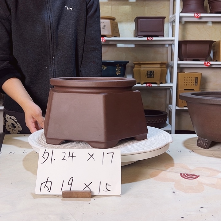 紫砂花盆紫砂花盆