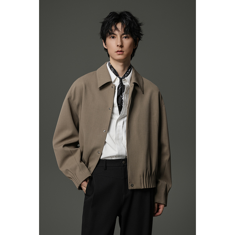 【新款夹克集合~测款价】男士夹克时尚休闲百搭秋冬季简约短款外套