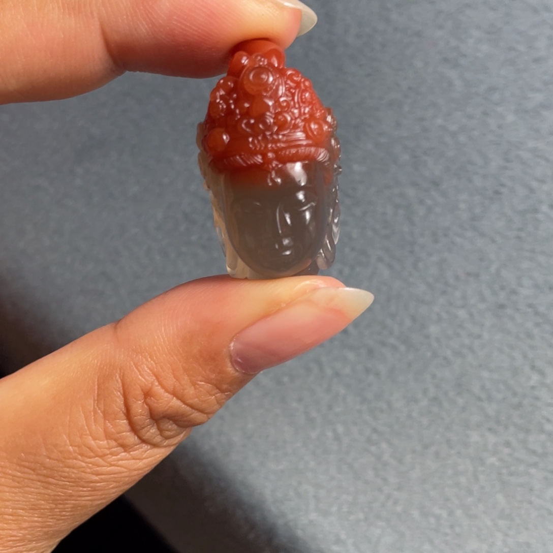 玉***挤南红玛瑙未镶嵌颈饰