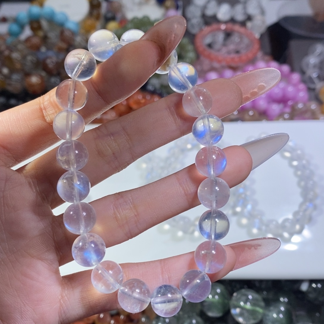 晒***阳未镶嵌手串水晶手链