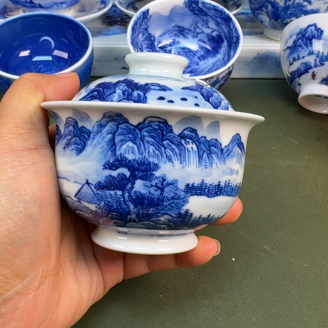 陶景德镇纯手绘纯手绘茶具圆圆299