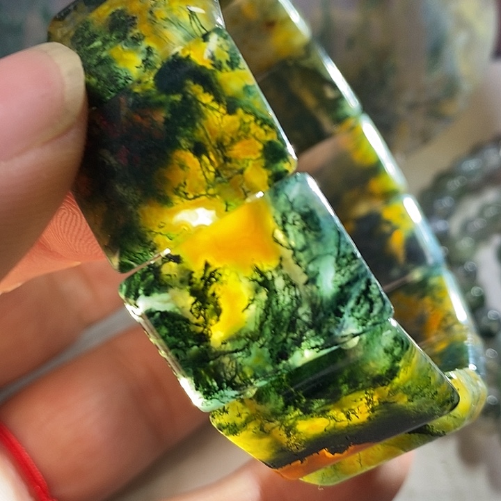 过***烟玛瑙/玉髓未镶嵌吊坠(赠链)