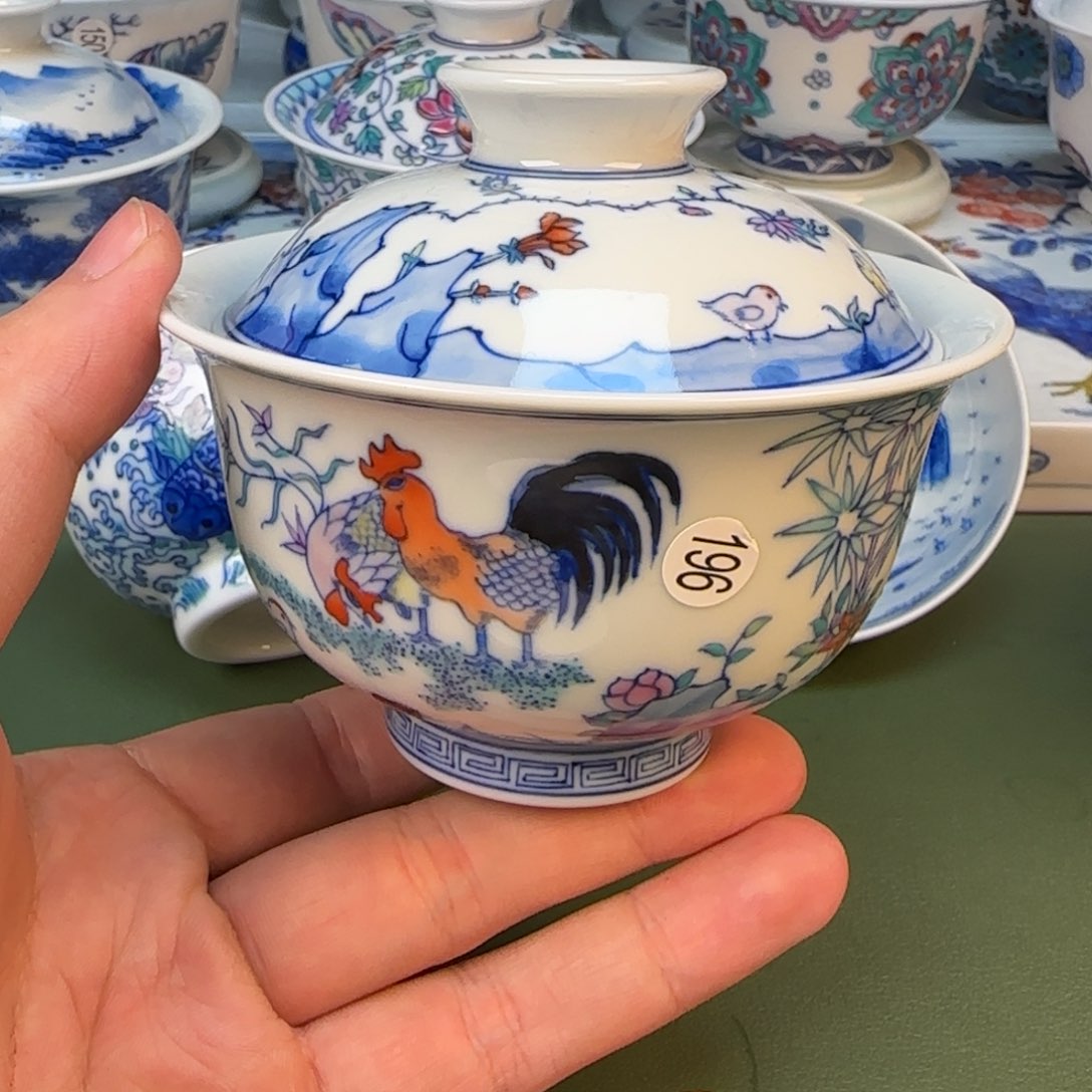 彦祖纯手工手绘茶具196