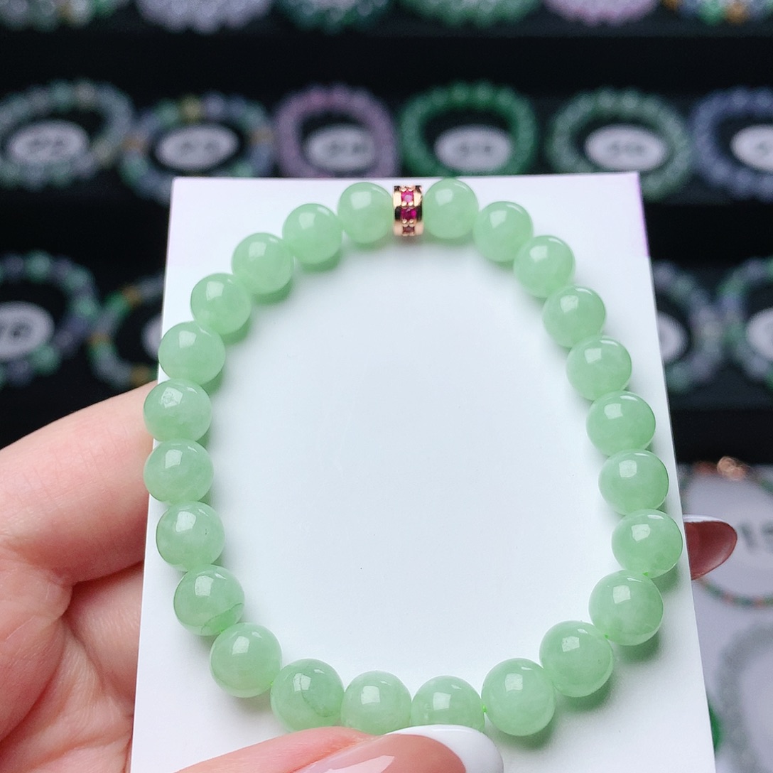 翡翠手链未镶嵌翡翠