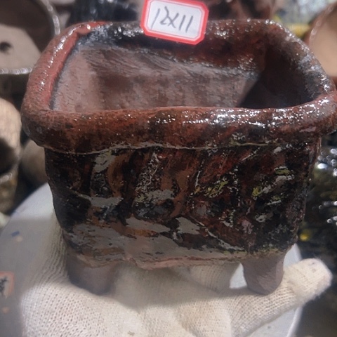 粗陶花盆手工花盆