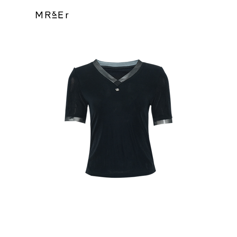 【小余专属】经典百搭修身短款T恤上衣R4B80363