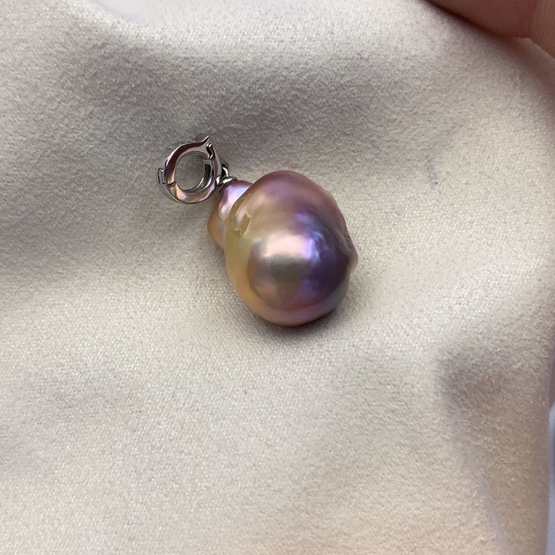 【闪购商品】淡水珍珠颈饰银S925镶嵌23