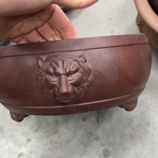 紫砂花盆漂亮漂亮