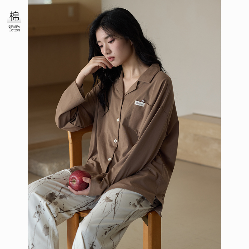 美韵岛 | 新疆棉纯棉睡衣女套装开衫设计可外穿舒适简约高级感