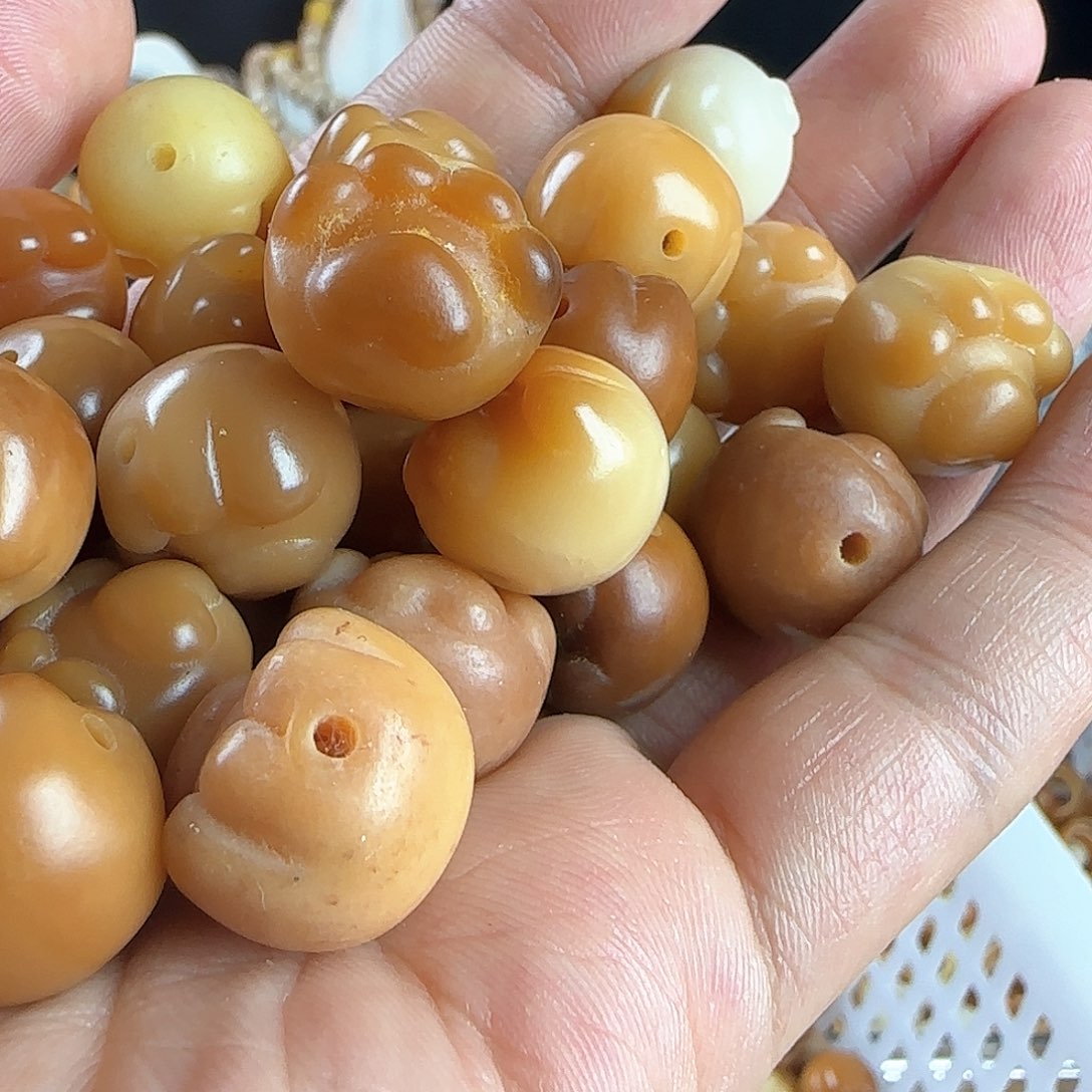 菩提根/象牙果吊坠瑕疵卡17爱心猫抓3颗