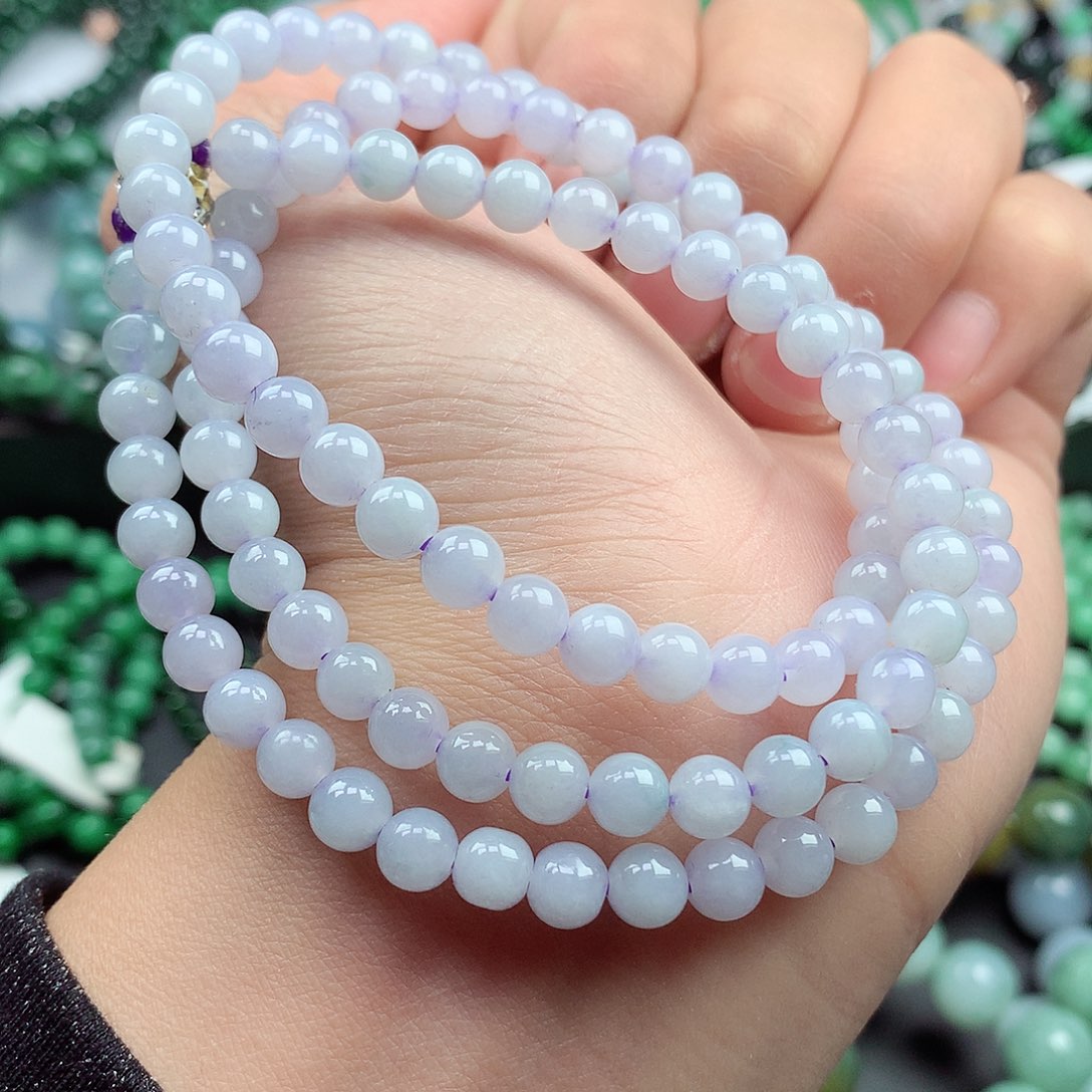 翡翠颈饰足铂镶嵌项链