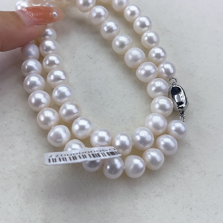 淡水珍珠颈饰未镶嵌9➕冷白