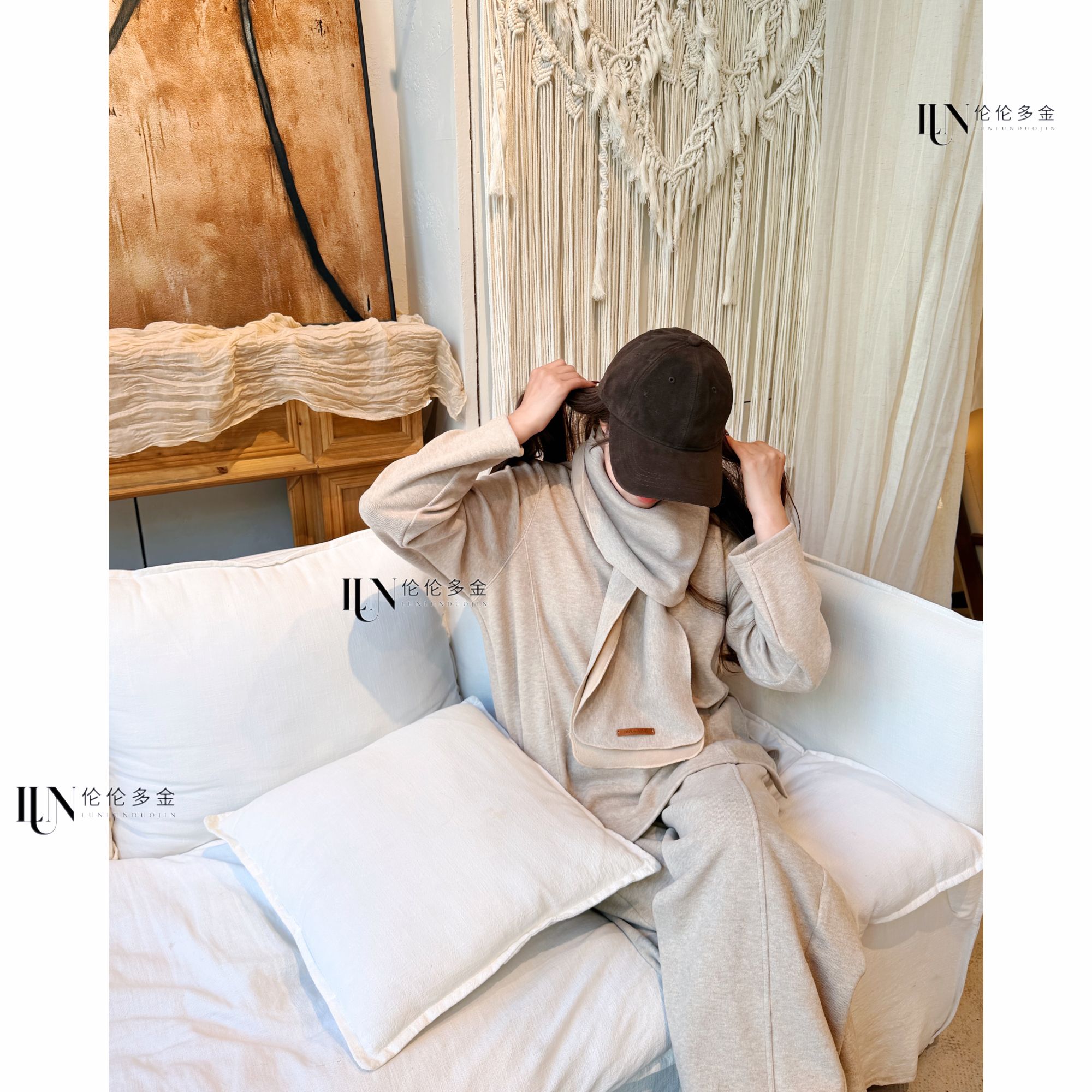 Enlun2025“糯糯绒上衣”冬季新款羊毛套头韩版极简纯色加厚内搭