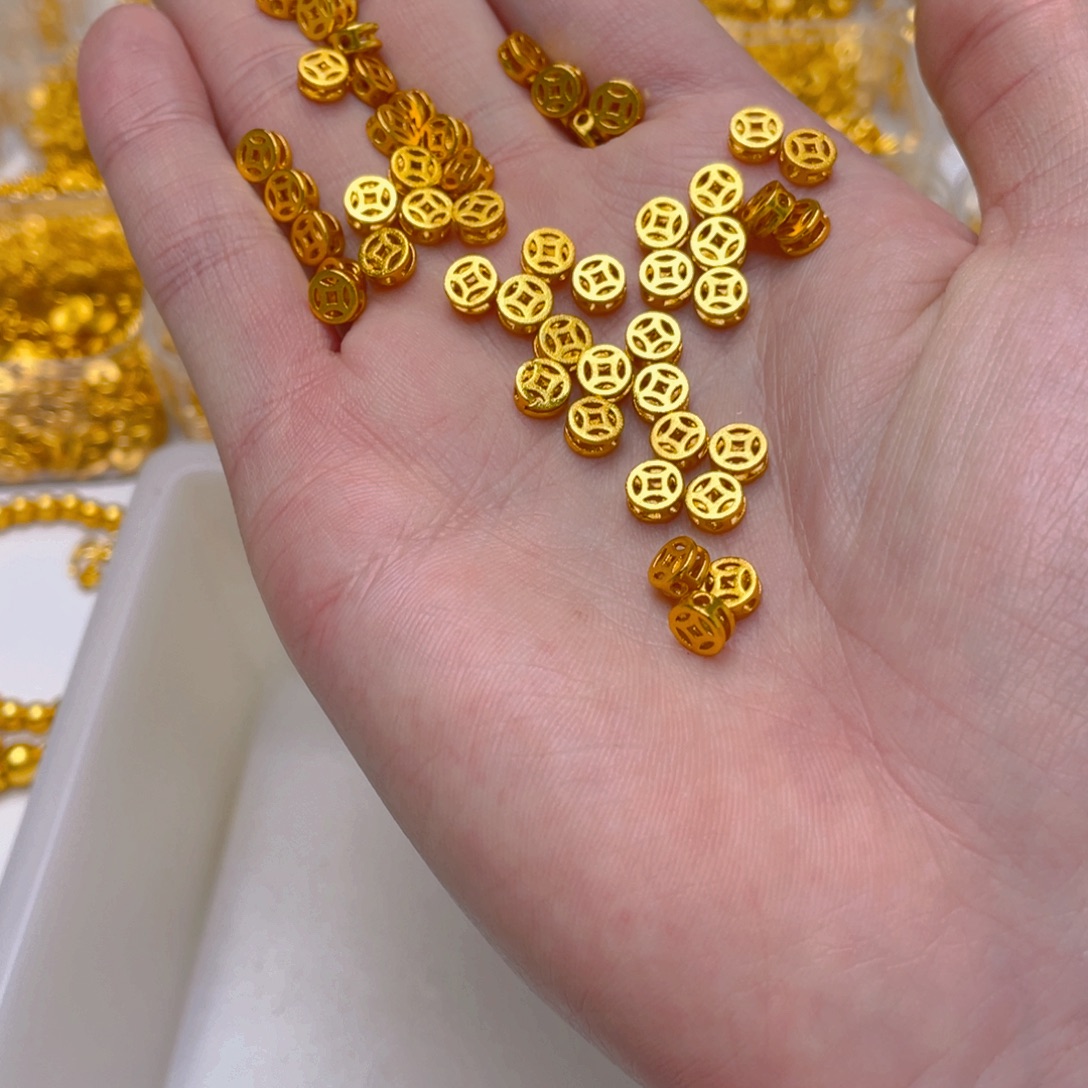 锆石铜合金钱多多6mm5颗