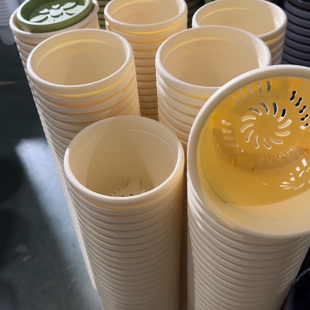 树脂微瑕2号6个带托，米黄