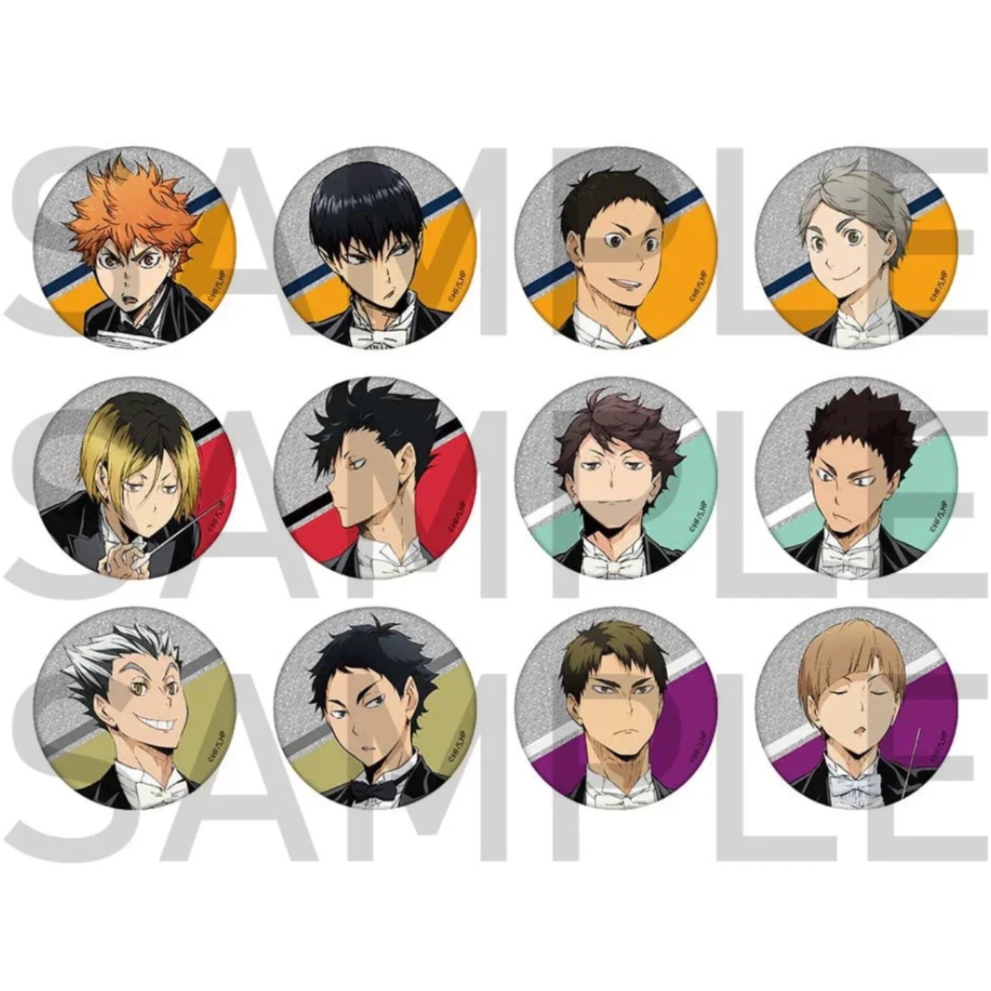 排球少年 音乐会闪吧唧盲盒