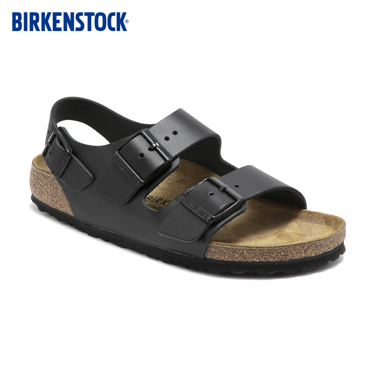 BIRKENSTOCK勃肯德国进口男女款牛皮革舒适软木Milano系踝凉鞋