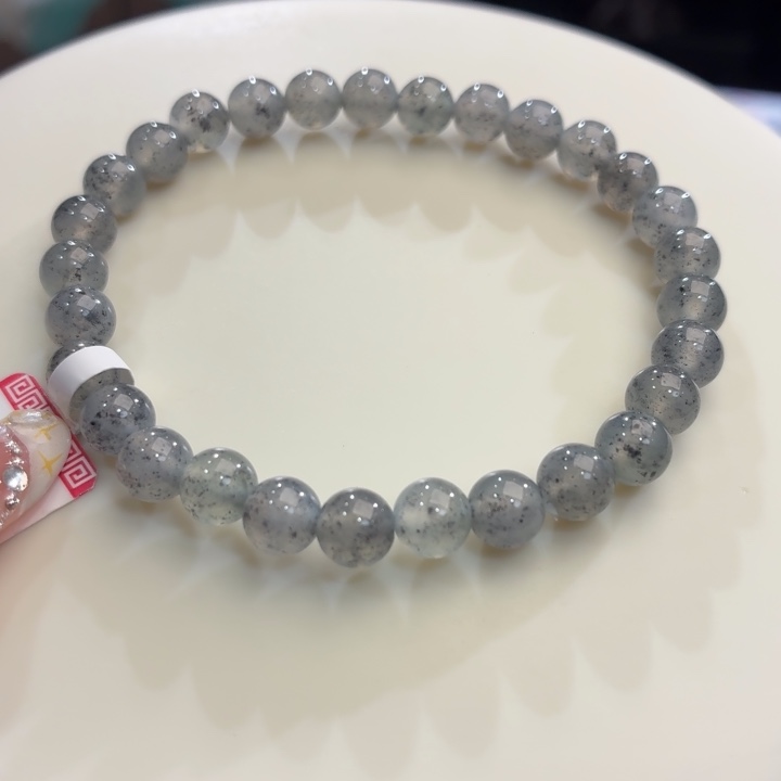 翡翠未镶嵌手链冰胶水墨丹青卡6.2