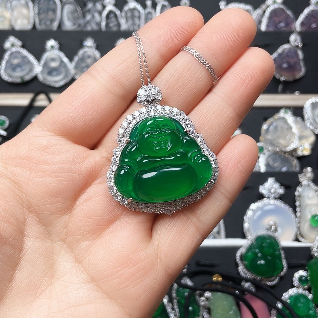 玛瑙/玉髓颈饰银S925镶嵌