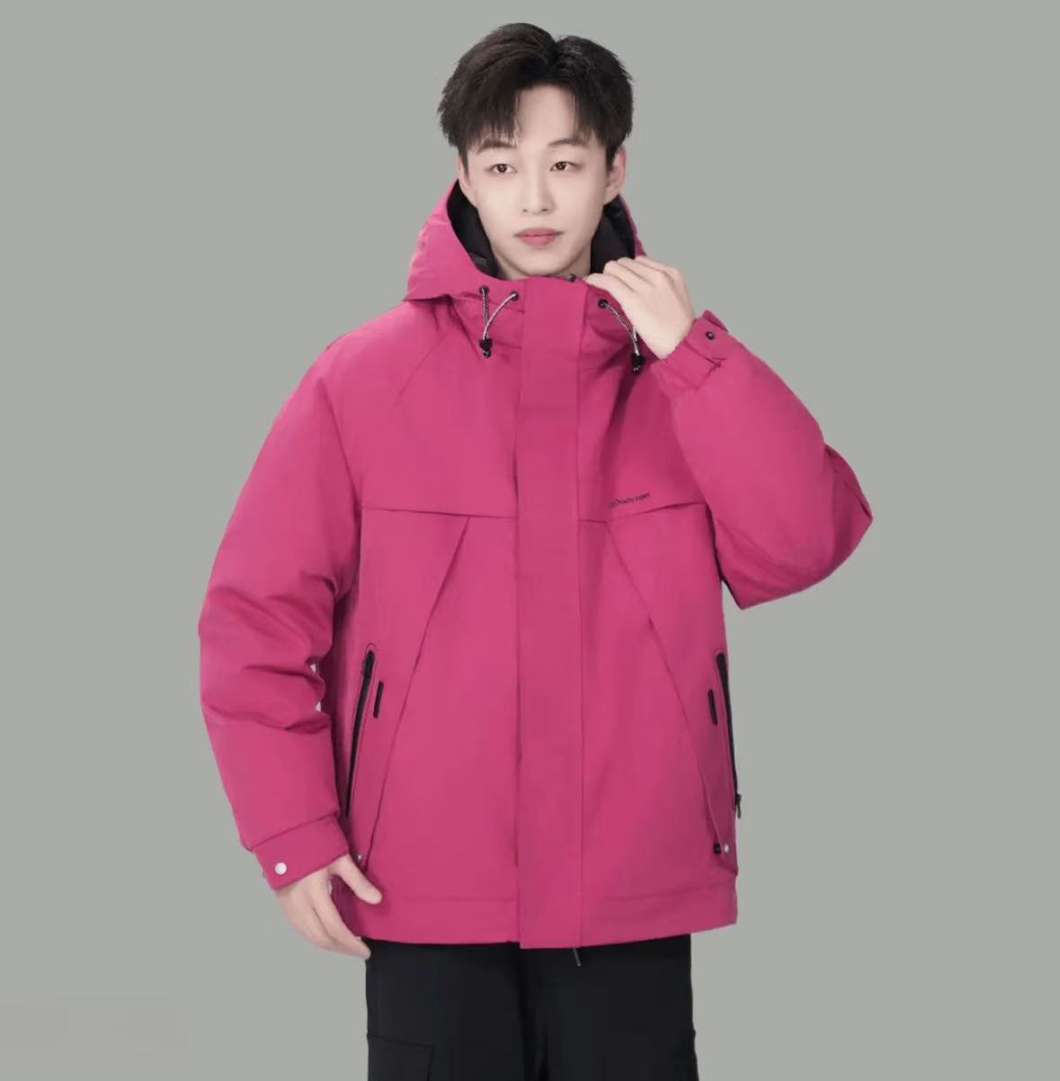 诚哥#《城市猎人》冬日暖阳系列高克重冲锋衣加厚外套-5868