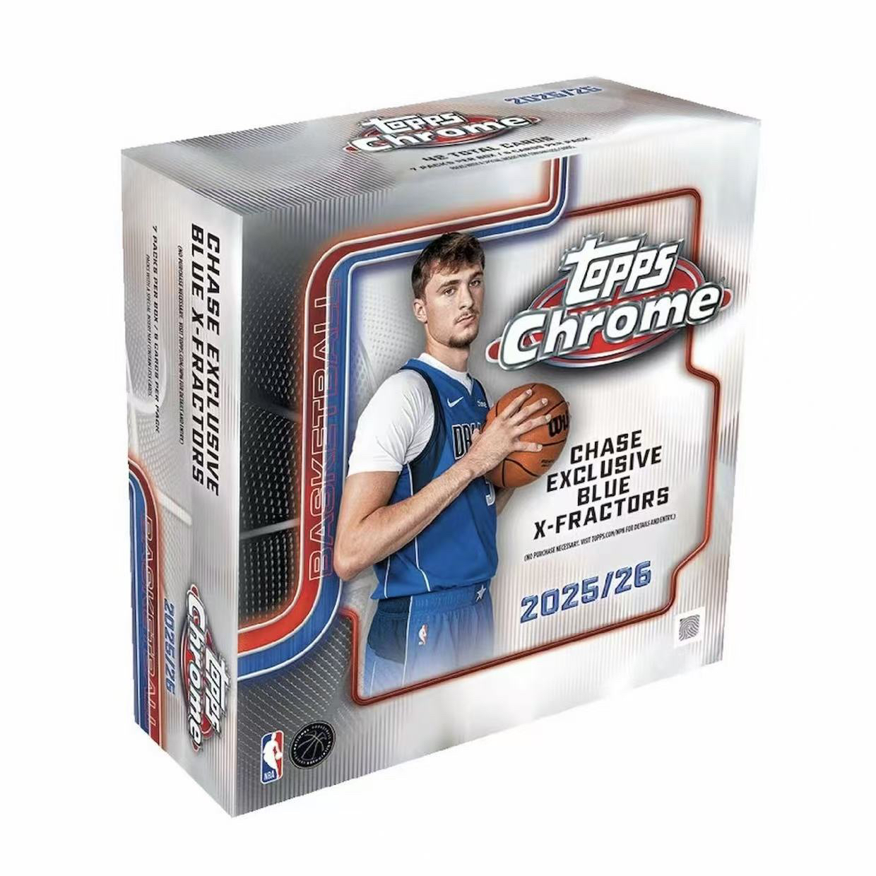 2025-26 Topps chrome nba basketball mega盒 拆卡盲盒