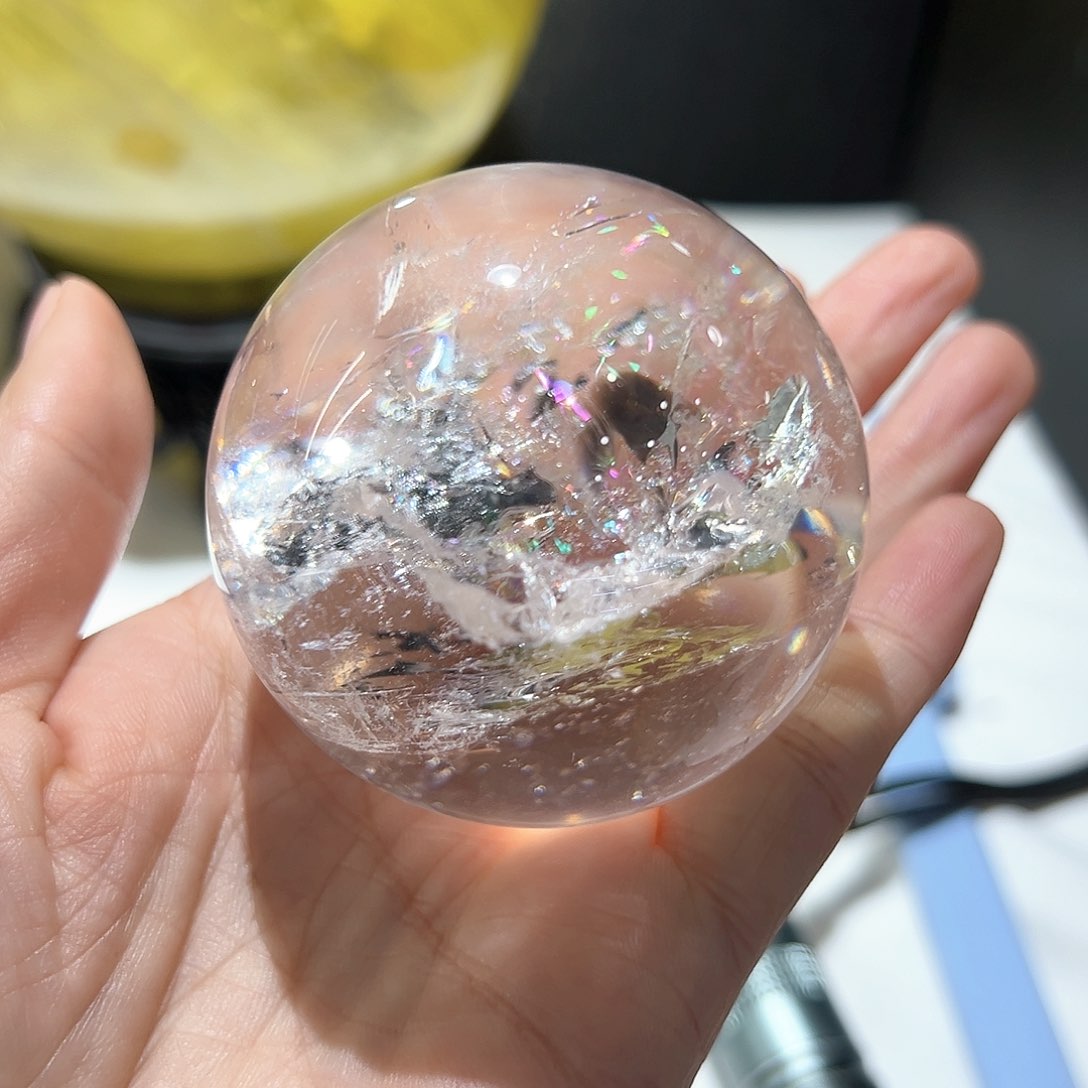 水晶水晶球摆件未镶嵌