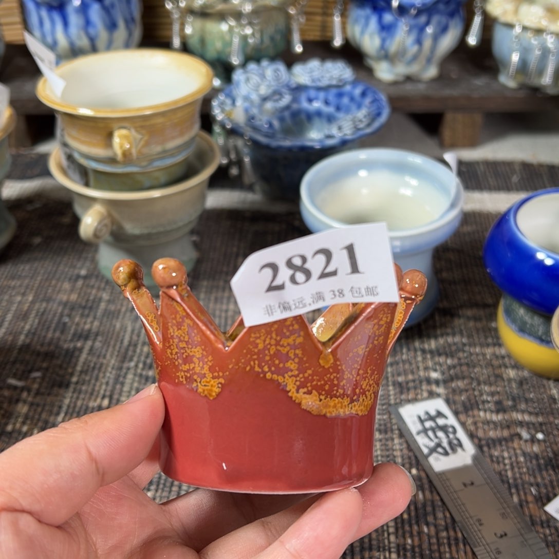 红陶景德镇手工花盆