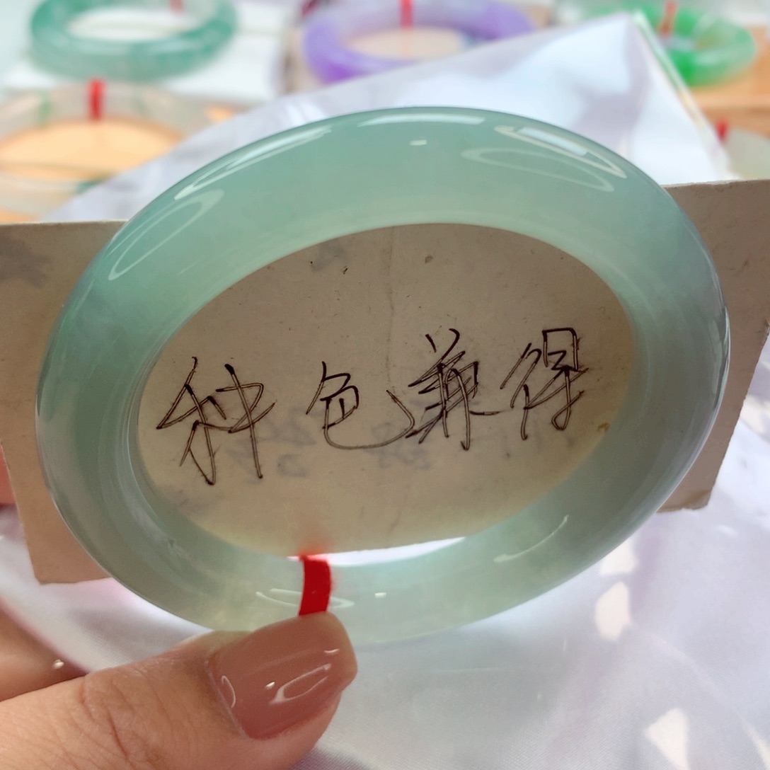 翡翠手镯（圆镯）未镶嵌师妹