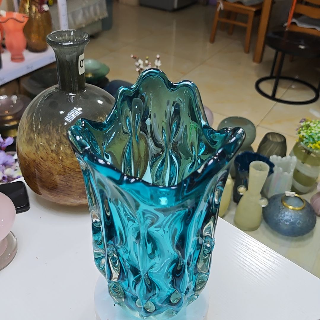 高26口16琉璃造型花瓶