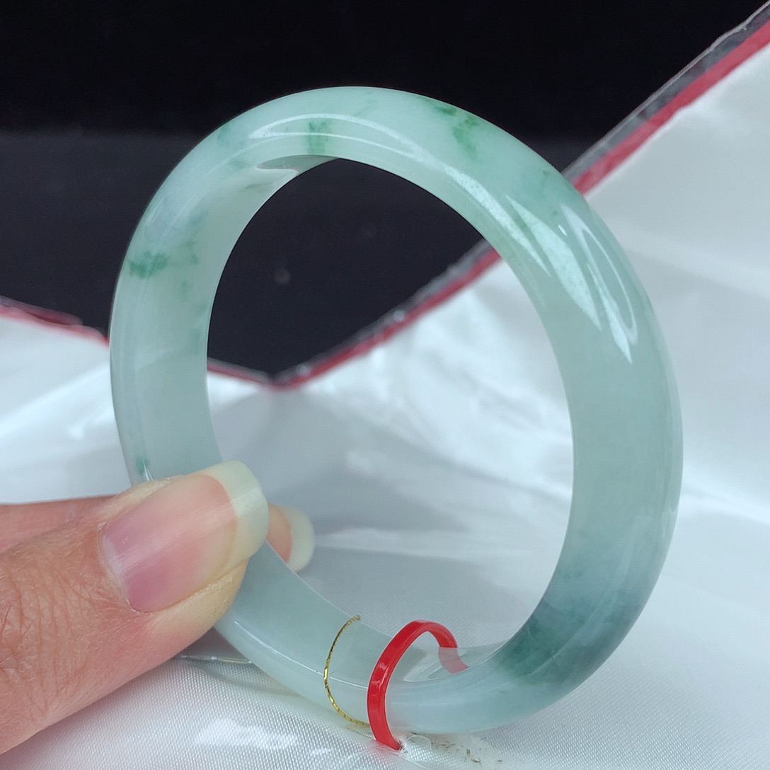 翡翠手镯未镶嵌54圈3395贵妃