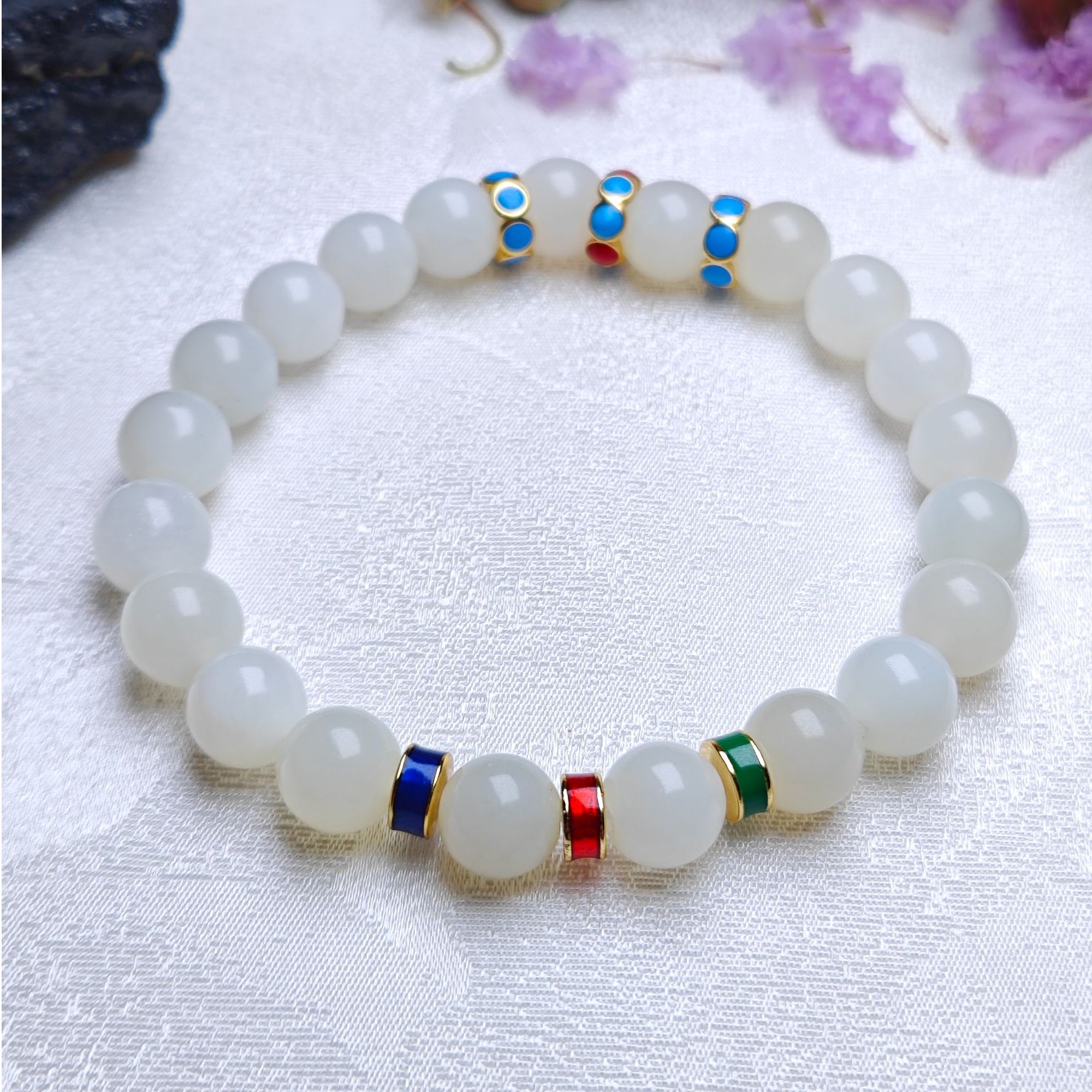 时尚岫玉手串8mm/HGZ-XYSC-11（多样性发货）