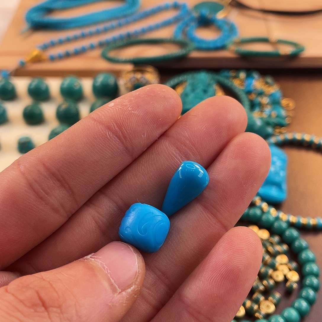 子***龙绿松石未镶嵌配饰