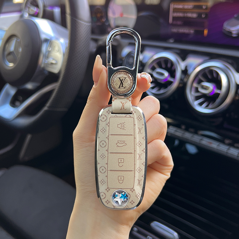 适用于东风启辰t90钥匙套D60专用t70可爱t60汽车女钥匙壳扣