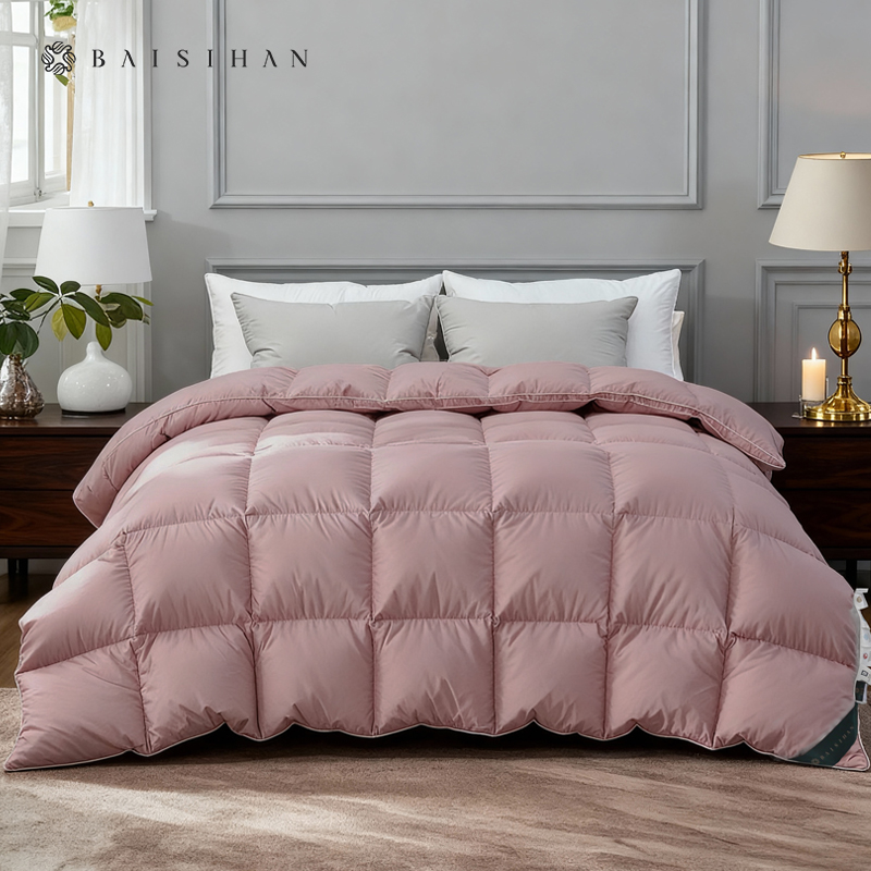 【狂欢特惠】全棉95松花江大朵雪地绒羽绒被高档柔软冬被结婚被子