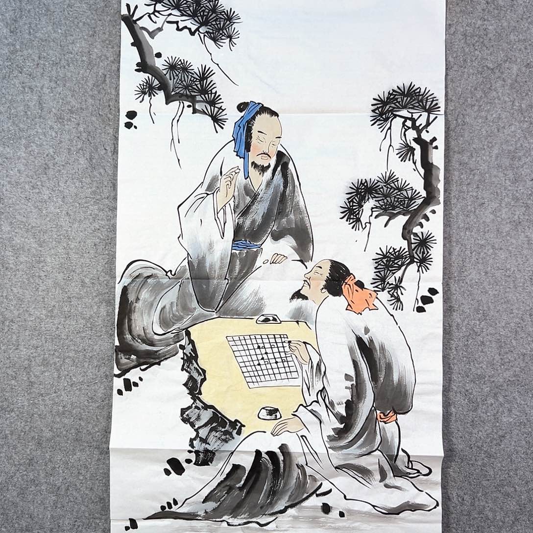 国画658 山水之间都有彼此相伴