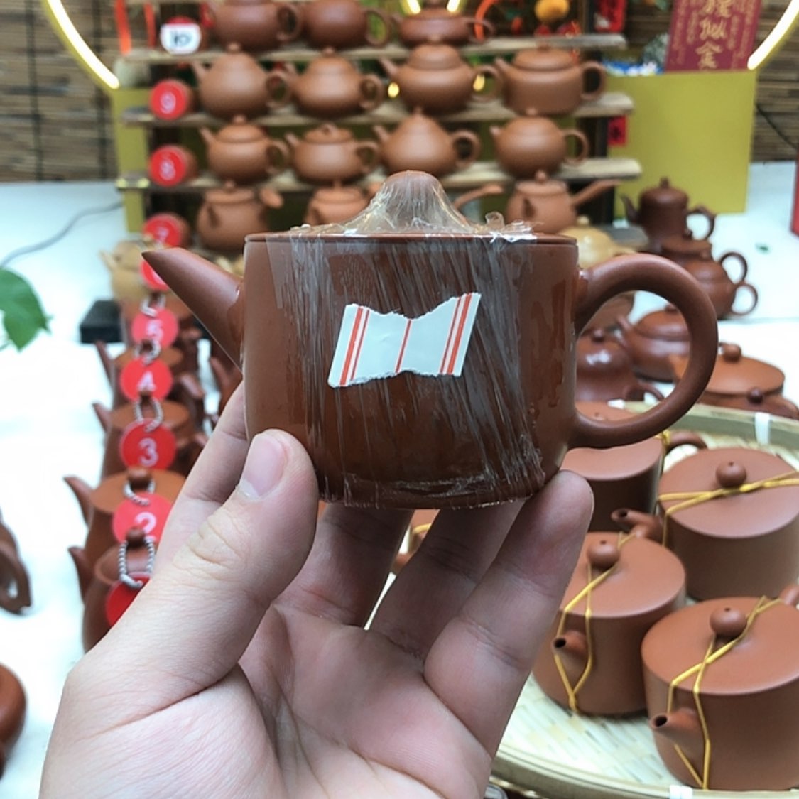 【闪购商品】朱泥茶壶信*汉瓦壶超薄胎150毫升