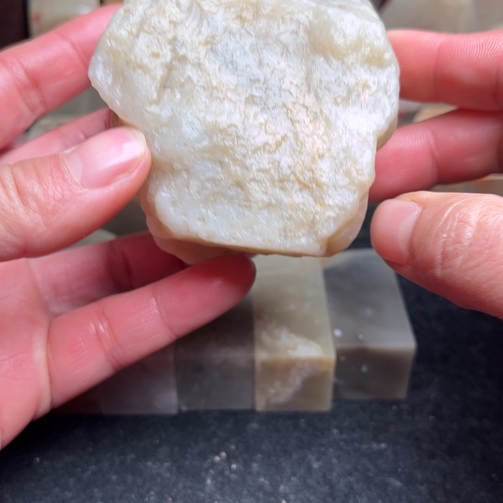 昌化石印石冻石原石，透