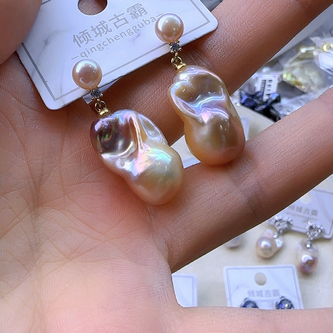 银S925镶嵌项链定制718淡水珍珠