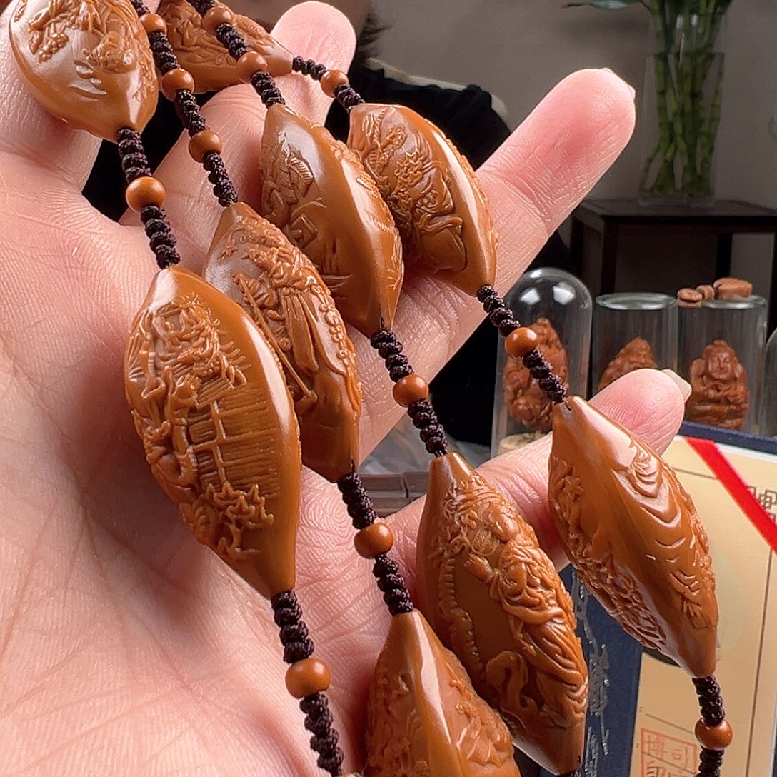 橄榄核手串/手链?*橄榄核雕橄榄核