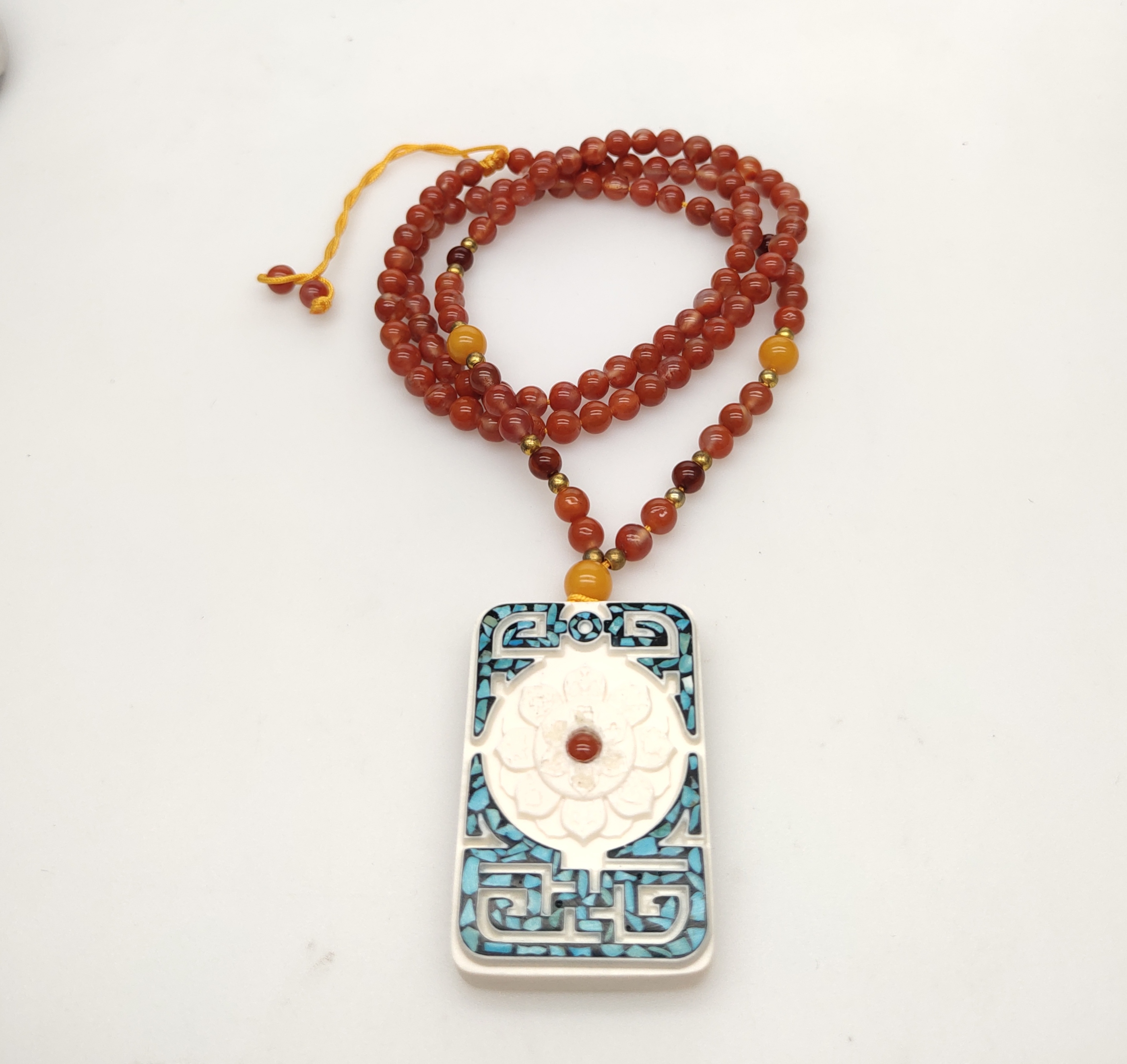 MM  八宝盘雕刻件吊坠 达人