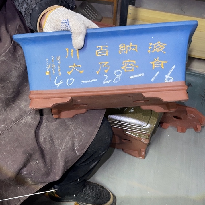 紫砂花盆紫砂等传统